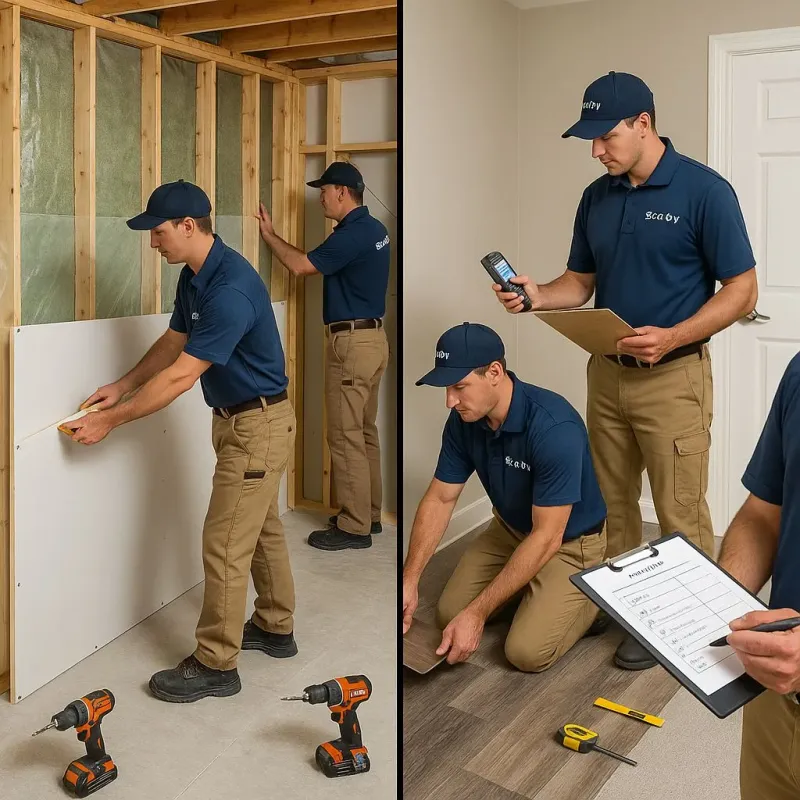 Repairs and Reconstruction process in La Crosse, KS